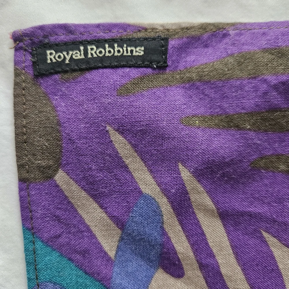 ROYAL ROBBINS Tropical Leaf Camo Pattern Bandana | SZ 21